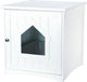 Trixie Cat Basket House Blanc