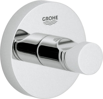 Crochet pour peignoir Grohe Essential - Crochet pour serviette - métal - chrome