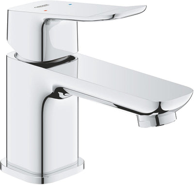 Mitigeur lavabo Grohe Dice taille XS - corps lisse - économie d'eau (5l min) - avec outil rapide - chrome
