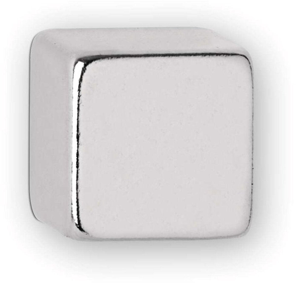 Aimant Maul néodyme - cube - argent - métal - 10 pièces - 1 x 1 x 1 cm