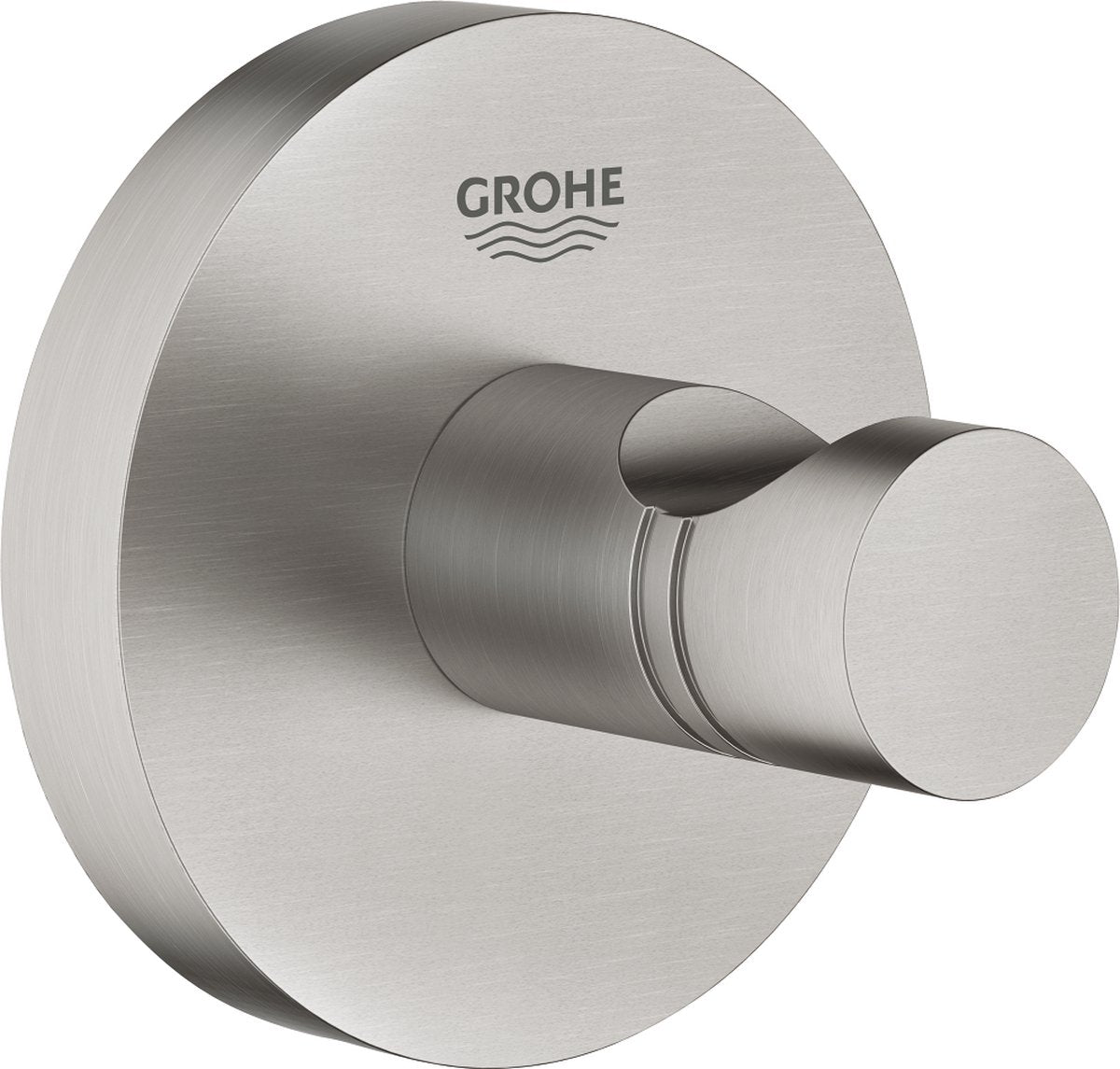 Crochet pour peignoir Grohe essentials - crochet pour serviette - métal - supersteel (acier inoxydable) - 40364dc1