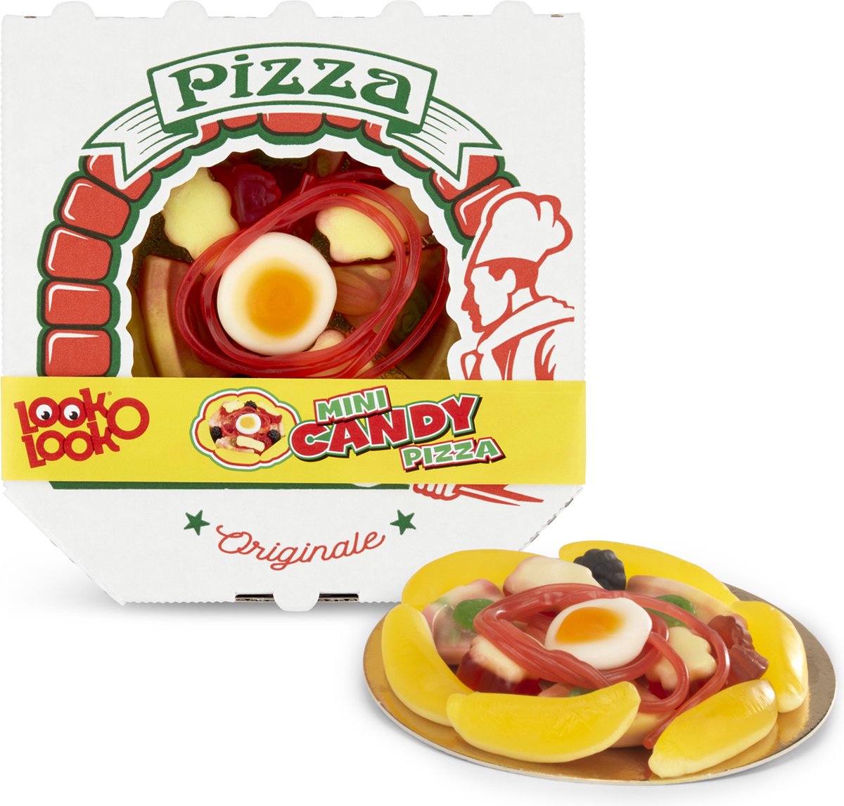 Look-o-look look o look pizza - bonbons - cadeau - 1x435gr