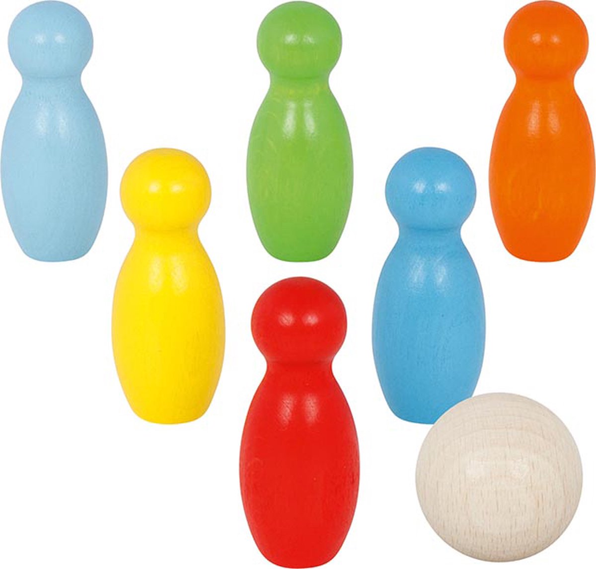 Goki Wooden Cone Game Color, 7dlg.