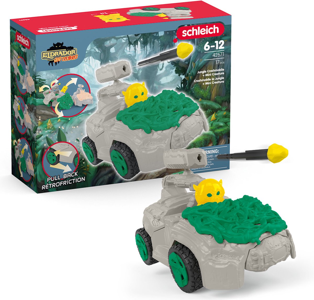 Schleich Eldrador Creatures Jungle Crash Mobile avec mini créature - 42671