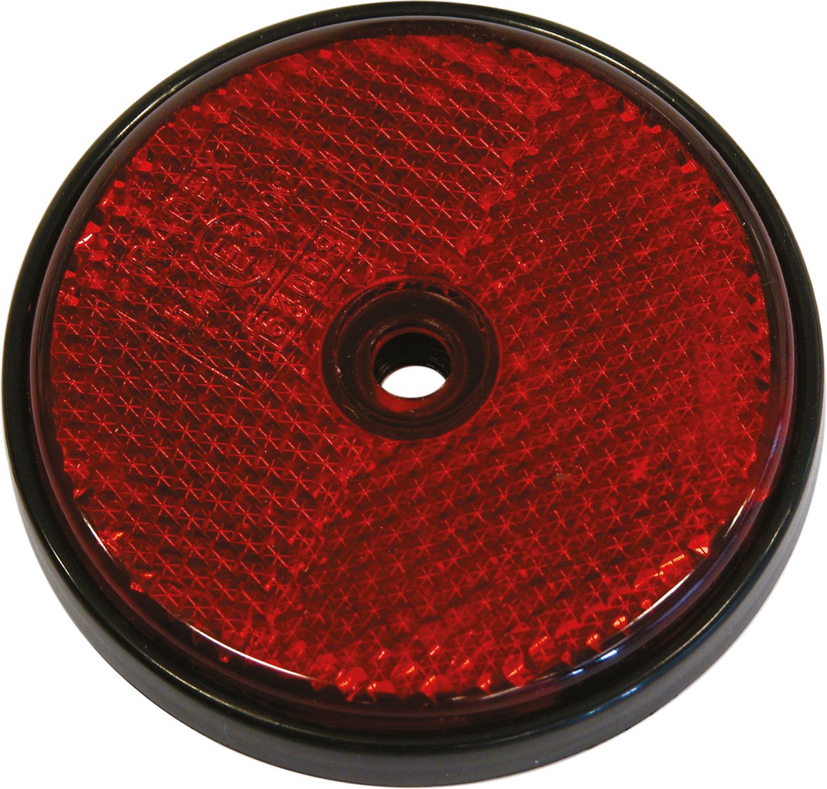 Réflecteurs Carpoint ronds 70 mm rouge - 2 pièces