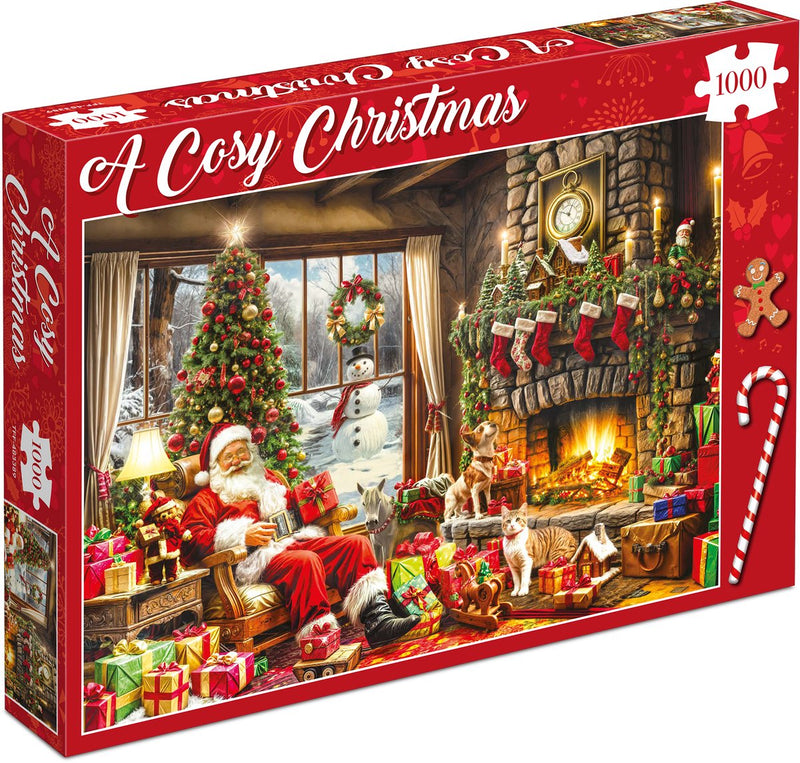 Puzzle de Noël Tucker's fun factory - un Noël douillet - 1000 pièces 68×49cm (l×h) - puzzles