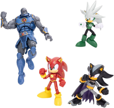 Jakks Sonic DC 13 cm figurines puissance contre vitesse