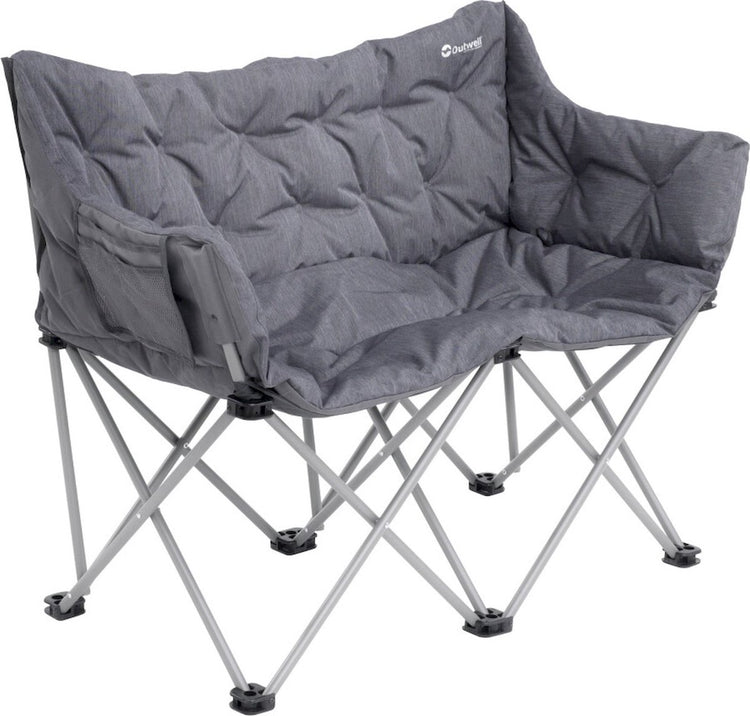 Outwell - chaise de camping - 2 places - sardes - lac - gris