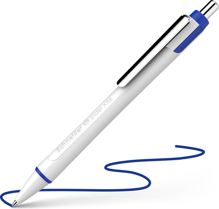 Schneider instruments d'écriture stylo à bille schneider - slider xite - 0,6 mm - bleu - 10 pièces - s-133203-10