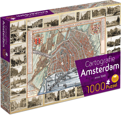 Tucker's Fun Factory Cartographie Amsterdam (1000) - puzzle