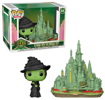 Funko méchant Elphaba avec la ville d'émeraude (pop ! ville) figurine en vinyle 44 pop unisexe ! - neutre - standard