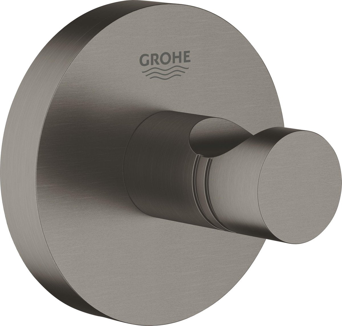 Grohe essentials nouveau peignoir - crochet à serviette - graphite dur brossé - 40364al1