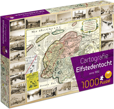 Visite de onze villes de cartographie de l'usine amusante de Tucker (1000) - puzzle