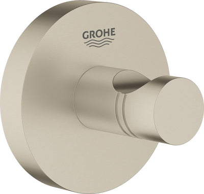 Crochet pour peignoir Grohe essentials - crochet pour serviette - nickel brossé