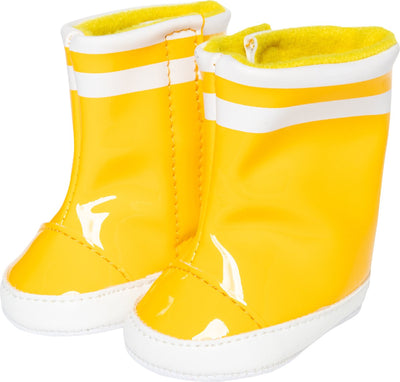 Bottes de pluie de poupées Heless jaunes, 38-45 cm