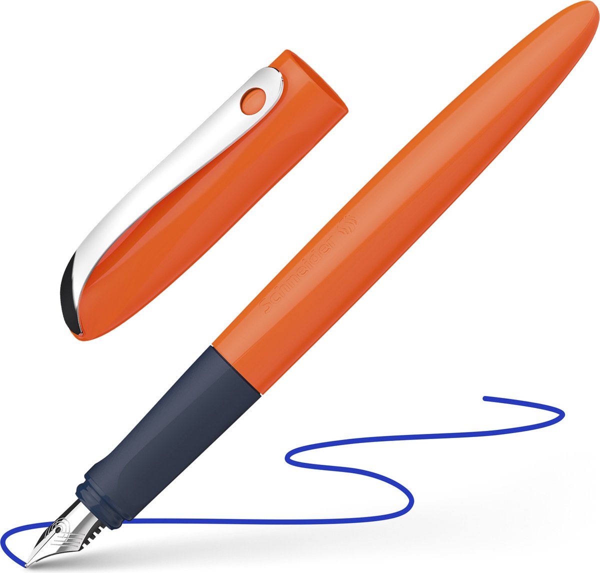 Schneider instruments d'écriture stylo plume schneider - ondulé - a - orange - s-162136