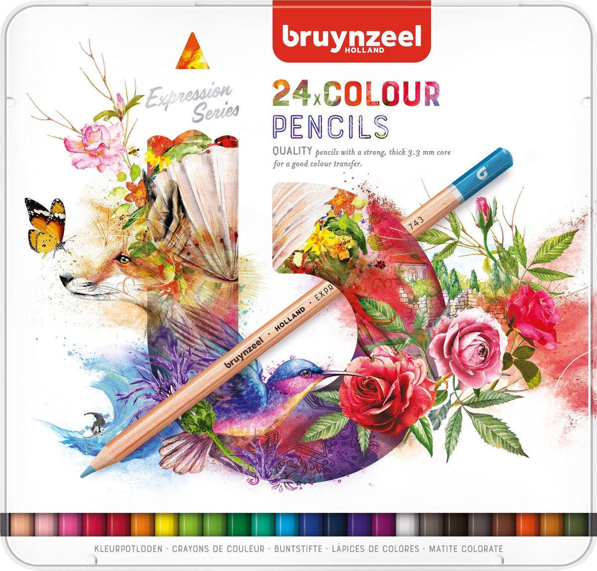 Bruynzeel Expression colorée crayons look 24