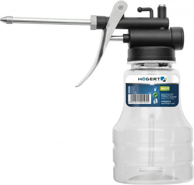 Högert technik ht8g925 - bidon d'huile manuel - 250ml - récipient transparent - ergonomique