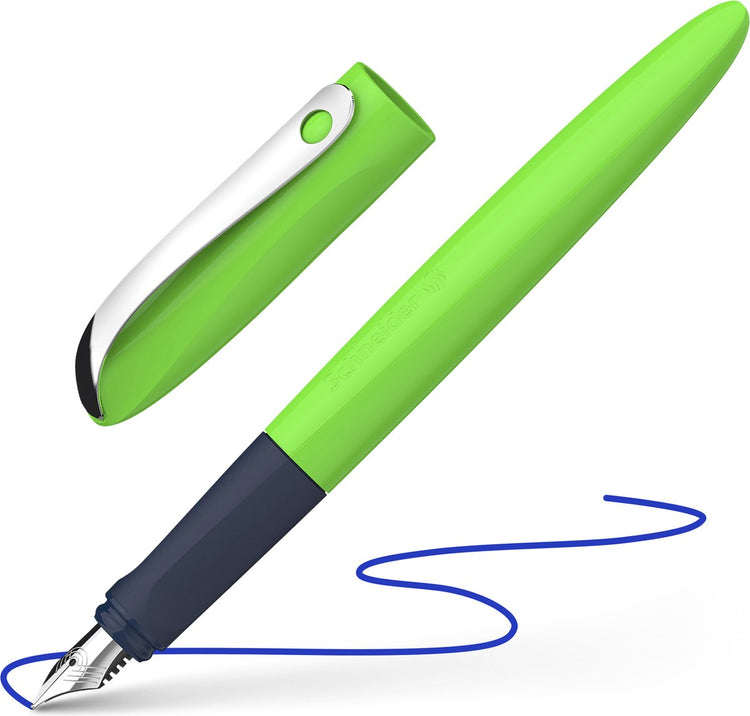 Stylo plume Schneider papeterie Schneider - ondulé - plume a - vert - s-162134