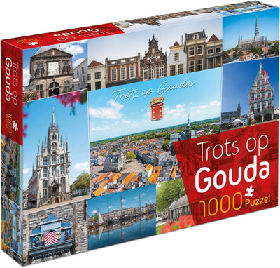Le puzzle amusant de l'usine de Tucker est fier du puzzle Gouda de 1000 pièces.