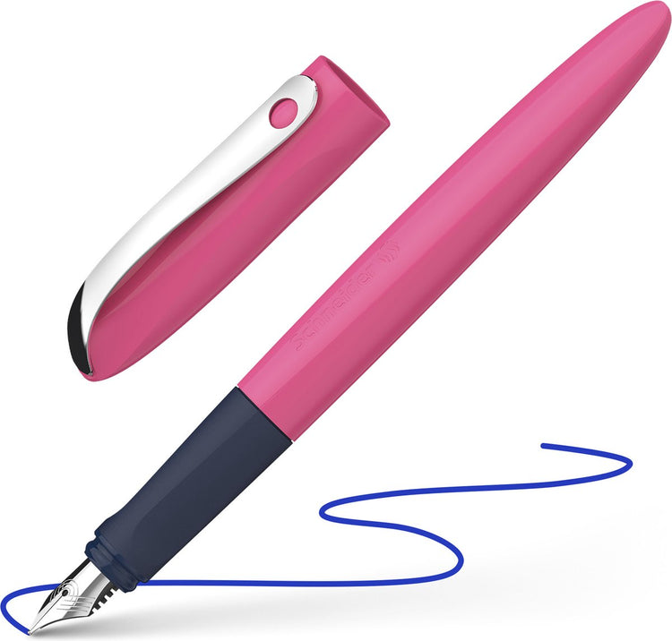 Stylo plume Schneider papeterie Schneider - ondulé - plume a - rose - s-162139