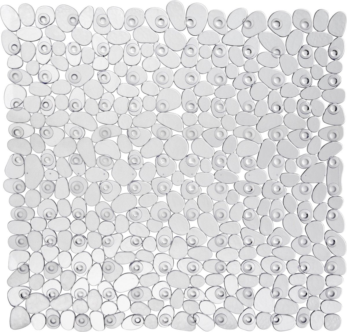 Wenko tapis de douche antidérapant paradise 54x54cm transparent - tapis antidérapant pour douche - avec ventouses