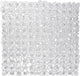 Wenko tapis de douche antidérapant paradise 54x54cm transparent - tapis antidérapant pour douche - avec ventouses