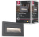 Paulmann applique murale extérieure LED longue ip44 angulaire 103x62 mm 3000k 4w 30lm 230v aluminium noir