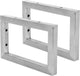 Fontaine à support suspendu Differnz 23 x 15 cm en acier inoxydable