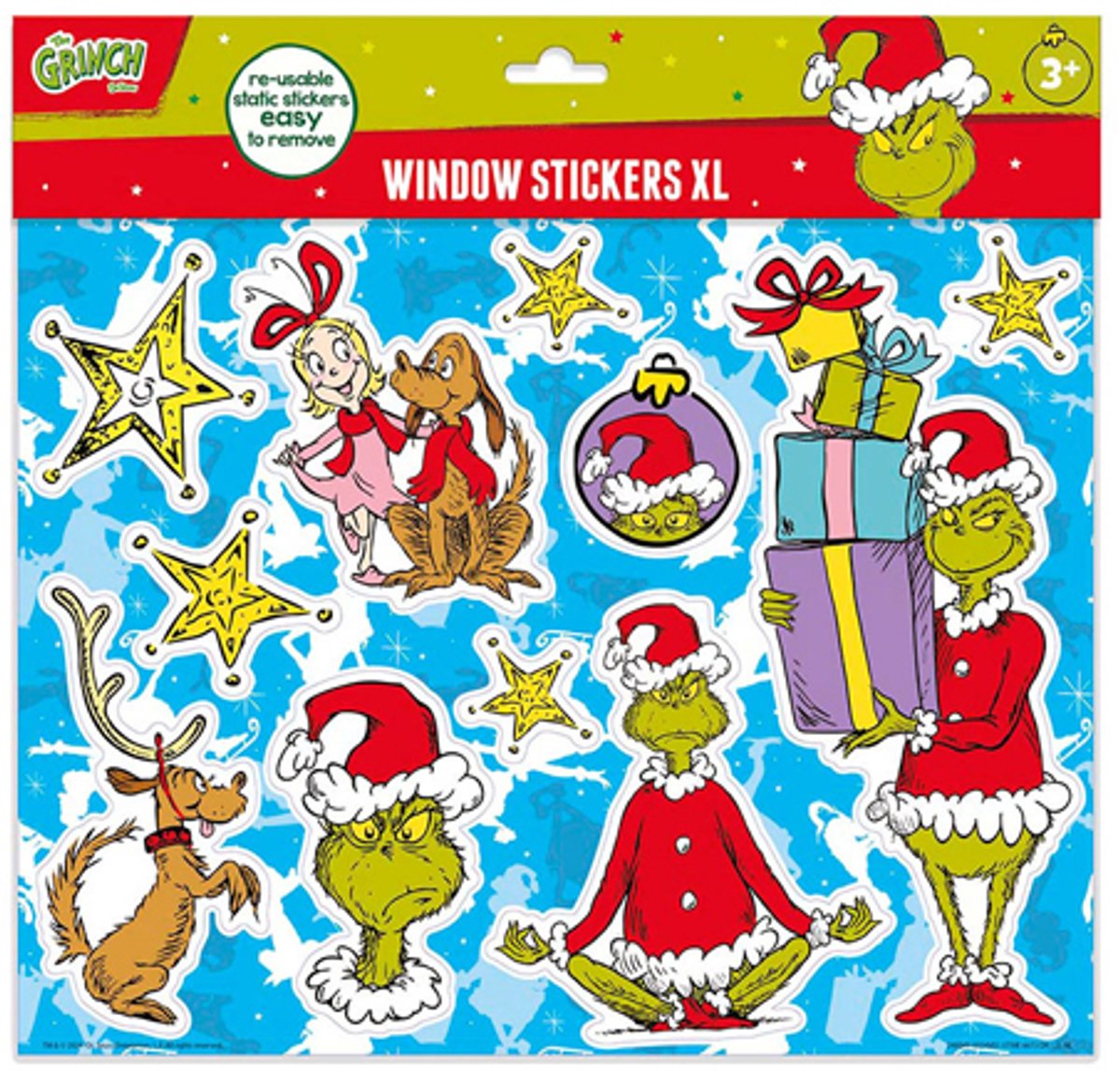 Autocollants de fenêtre totum xl Grinch