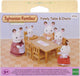 Sylvanian family 4506 ensemble de table à manger mobilier de maison de poupée