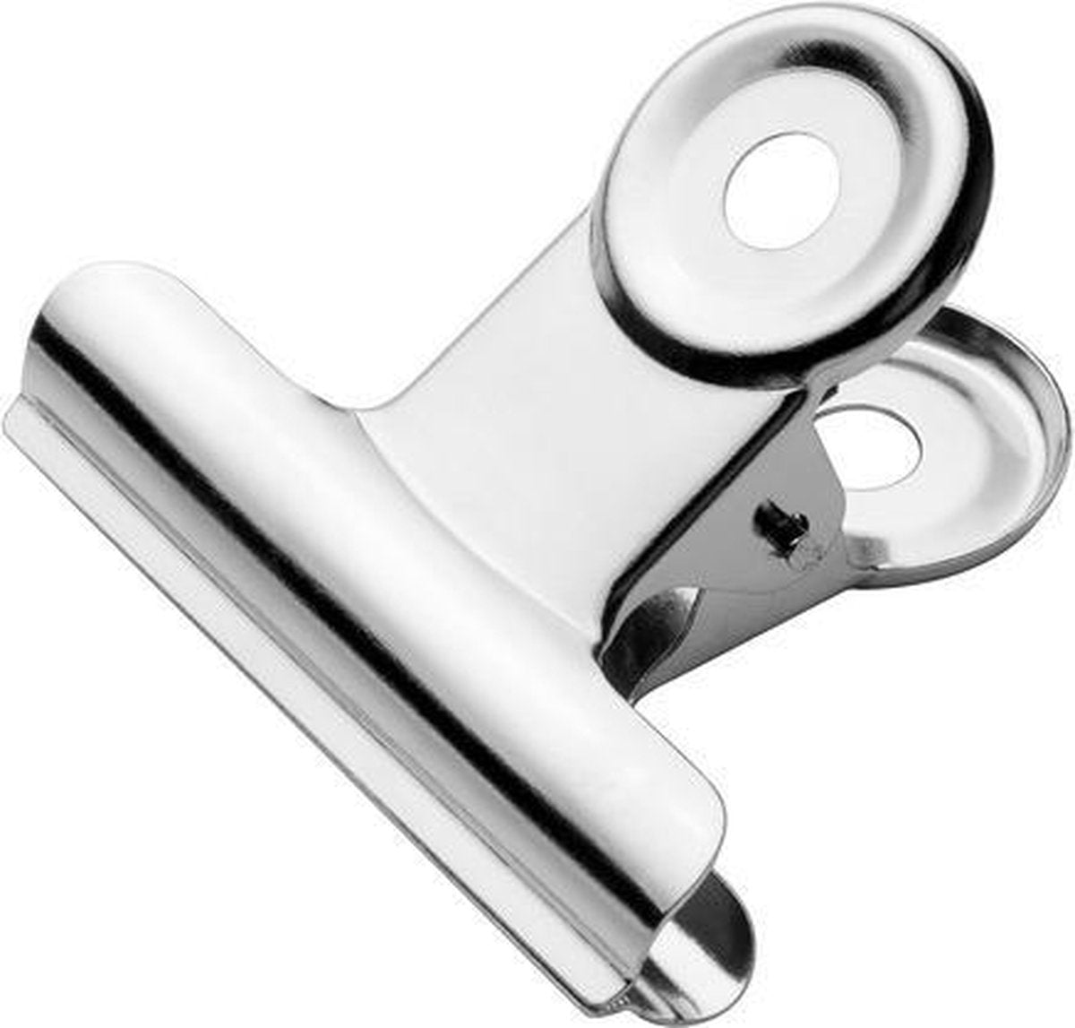 Pince bouledogue Westcott - 40,3x10 mm - métal - argent - 10 pièces - pince à papier - ac-e10902
