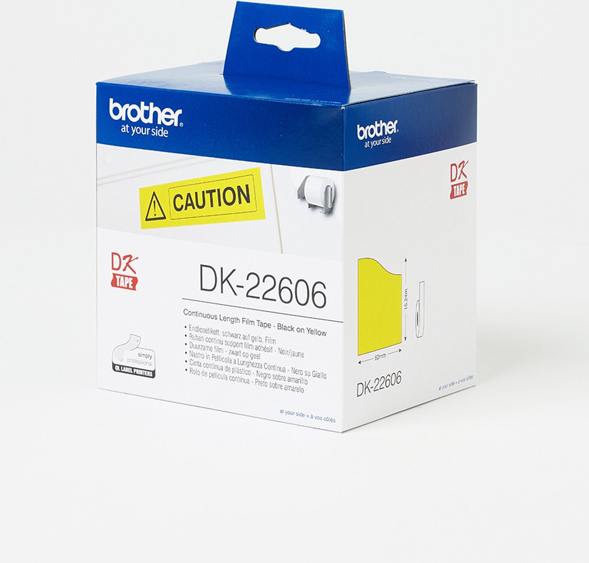 Brother dk-22606 - ruban de film autocollant