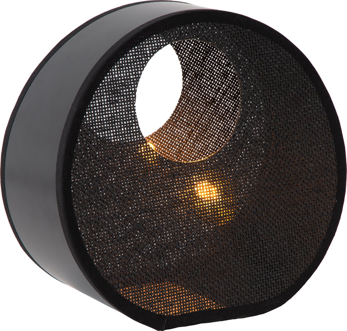 Lucide loxia - lampe de table - ø 26,5 cm - 1xe14 - noir