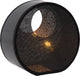 Lucide loxia - lampe de table - ø 26,5 cm - 1xe14 - noir