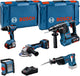 Kit combo Bosch 18v avec 5 outils : gsb + gbh + gws + g...