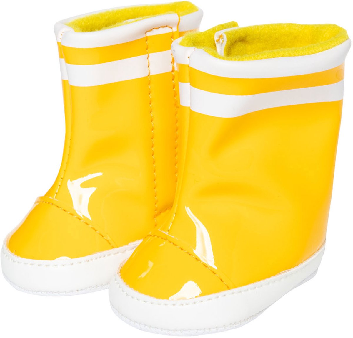 Bottes de pluie de poupées Heless jaunes, 30-34 cm