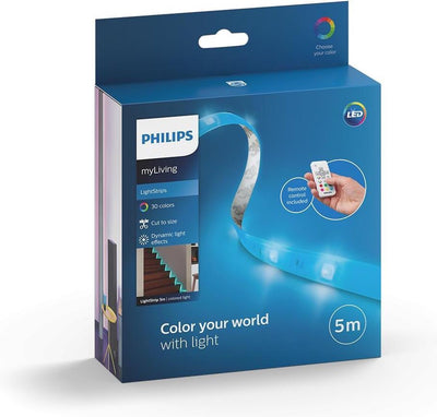 Bande lumineuse LED Philips - lumière colorée - 5m