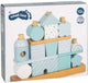Small foot - maison empilable en bois bleu - 18 pcs.