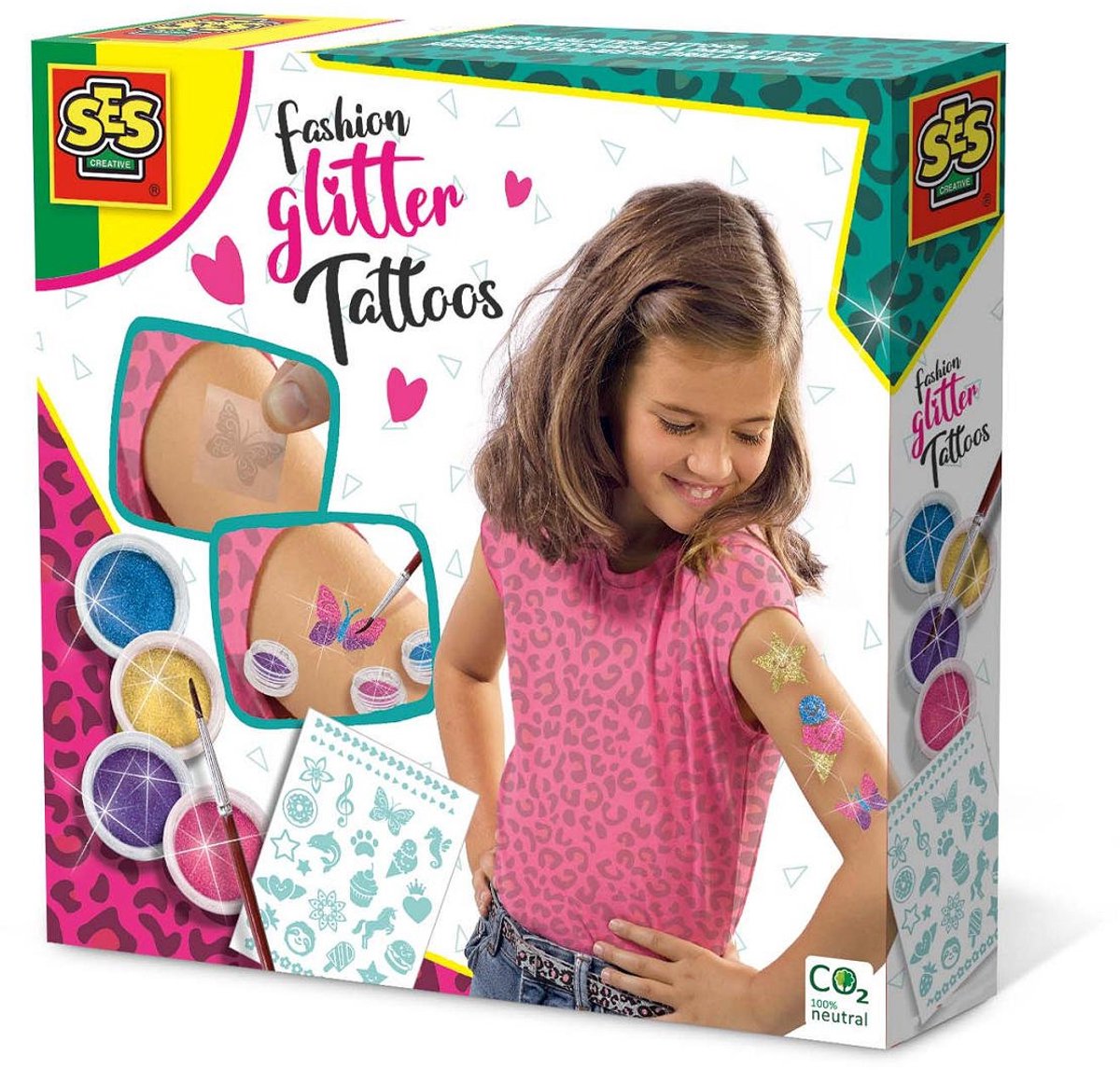 Tatouages ​​de paillettes de mode ses
