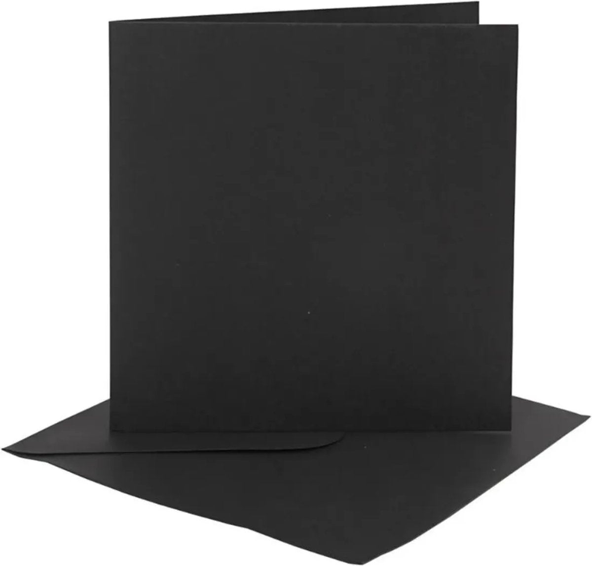 Enveloppes pour cartes d'entreprise Creativ noires 15x15 cm 50 sets