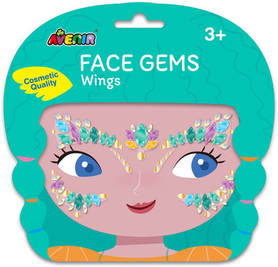 Stickers visage Avenir - ailes - bijou visage - décorez-vous - 3 ans