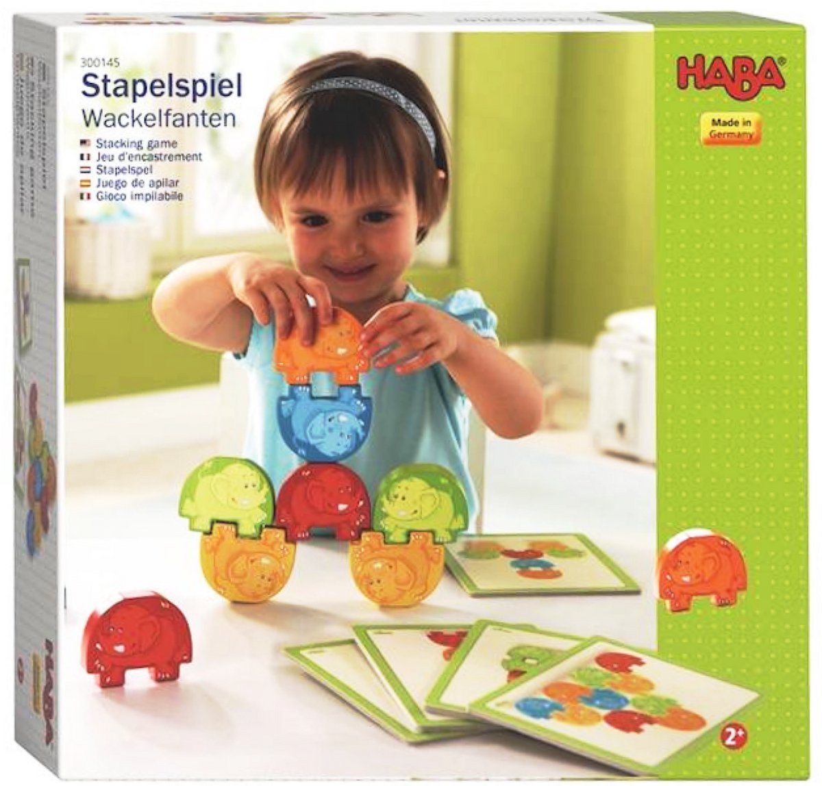 Haba jeu jeu d'empilage wagglefanten