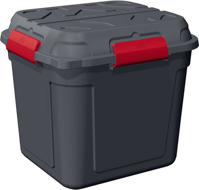 Boîte de rangement étanche Sunware q-line avec couvercle 110l - 60,1x53,1x54,5 cm