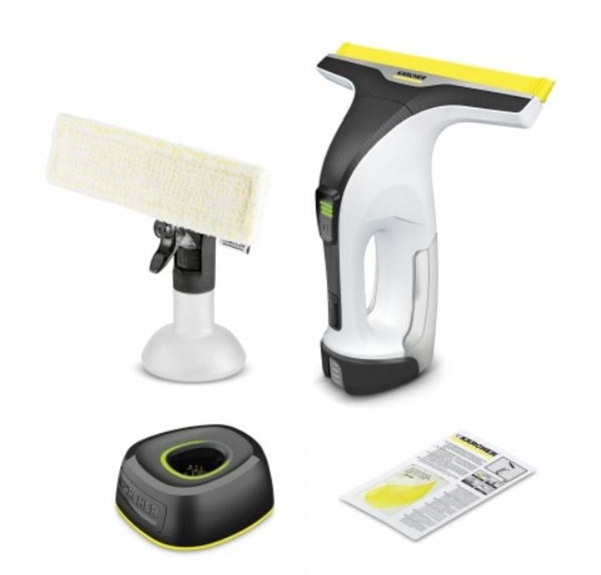 Kärcher wv 4-4 plus kit de batterie lave-vitres électrique 0,15 l noir blanc jaune