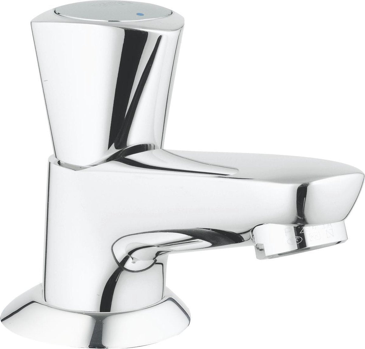 Robinet pour fontaine Grohe costa s - 1 2'' - bec bas - chrome - 20405001