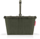 Reisenthel carrybag panier à provisions taille xs - 5l - cordon vert macha foncé