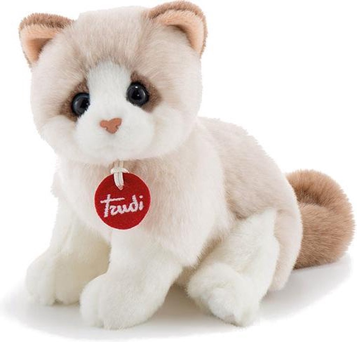 Trudi kitty brad blanc beige: 15x19x20 cm (s-20872)