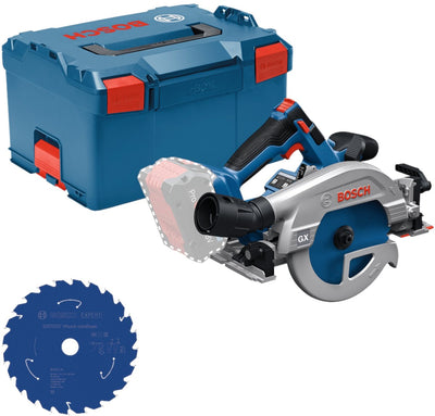 Scie circulaire sans fil Bosch blue gks 18v-57-2 gx (expert pour lame de scie à bois) sans batteries ni chargeur - 0615a500dz