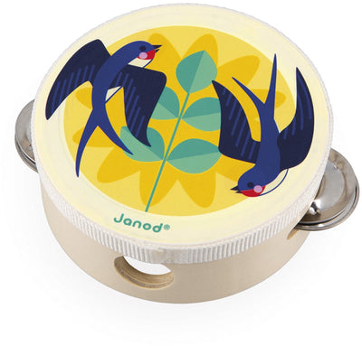 Janod - gioia - tambourine - birds